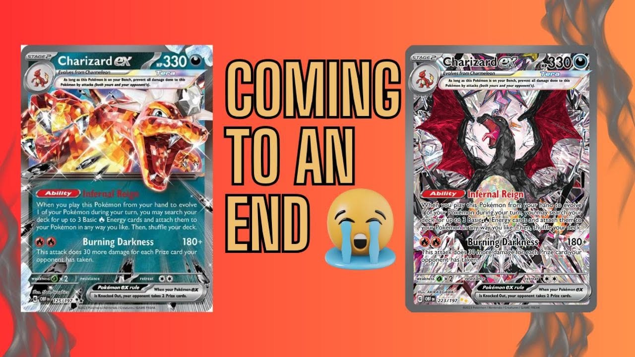 Countdown to the END of Charizrd ex!!! 😭😭😭