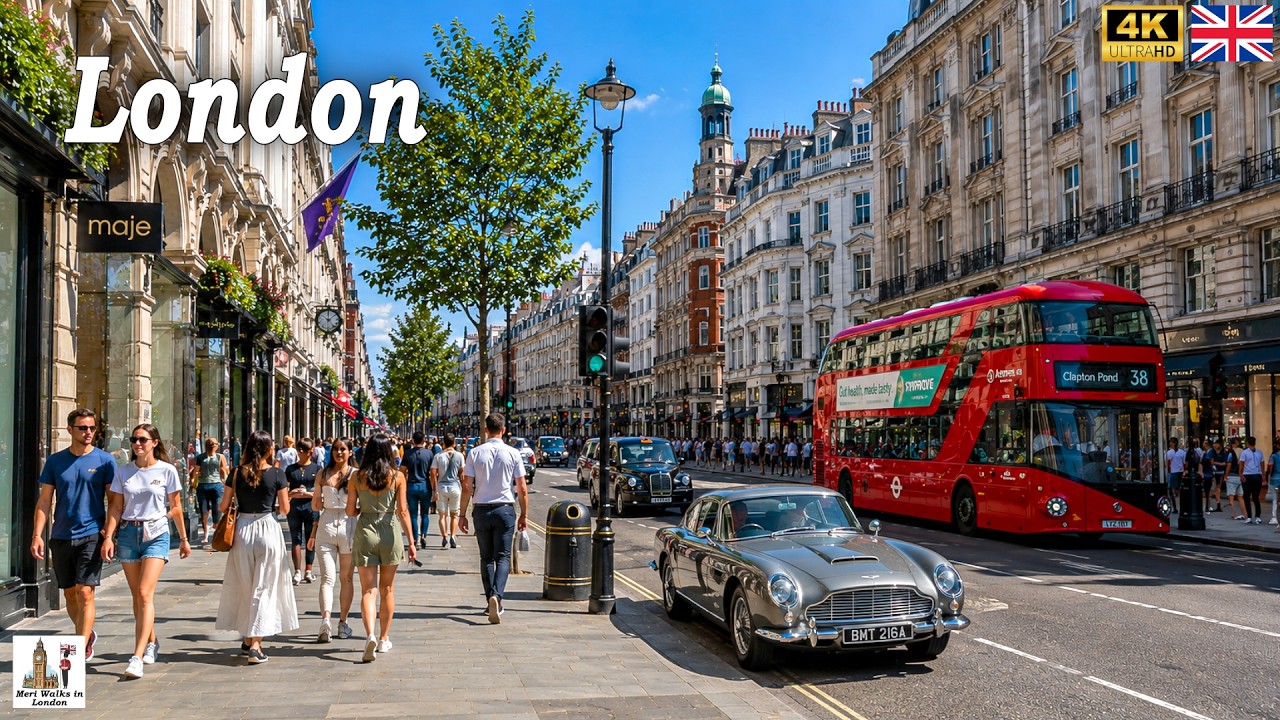 London Walking Tour | How is London's City Centre Weekend Walking Vibes?! True [4K]