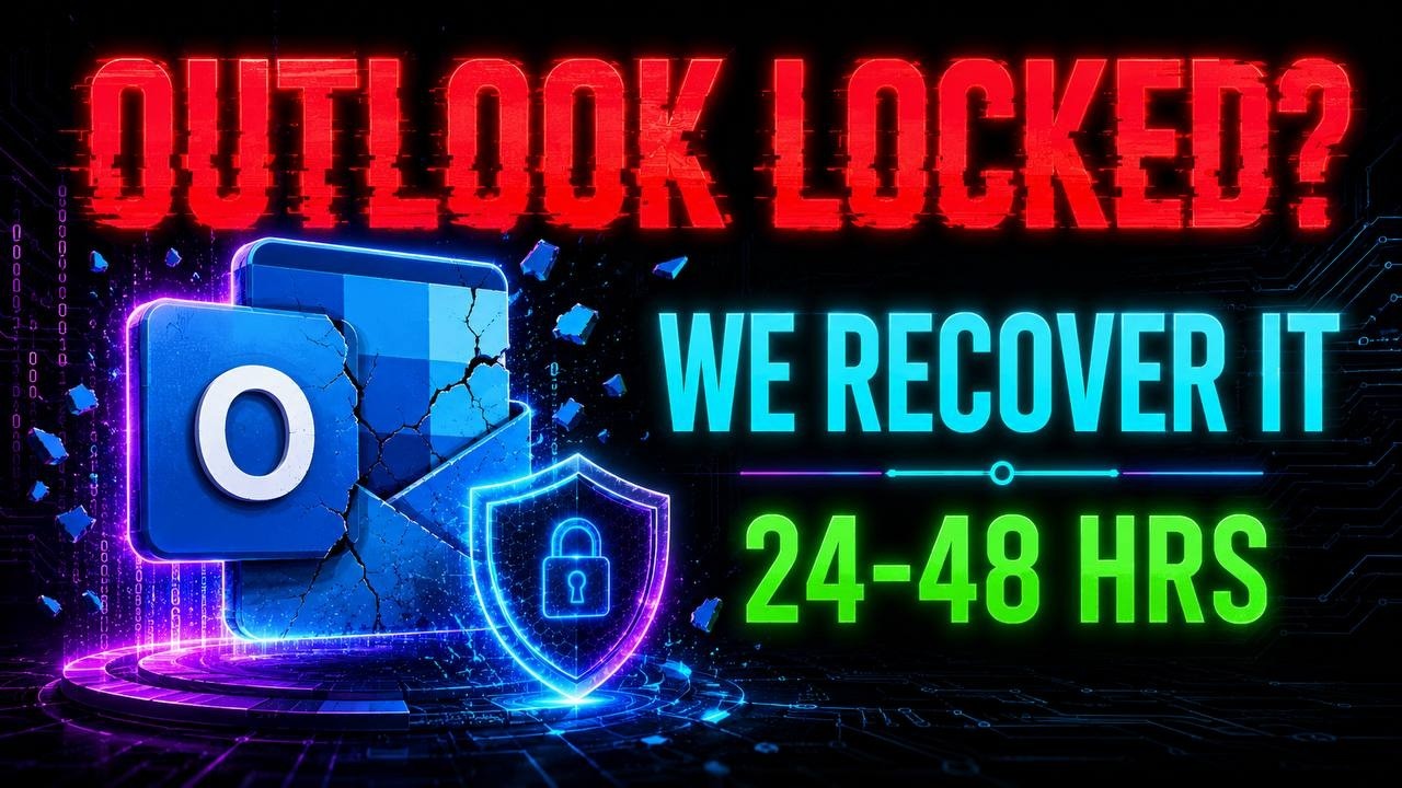 How to Recover Hacked or Locked Outlook Account 2026 | Microsoft 365 Business Email Recovery