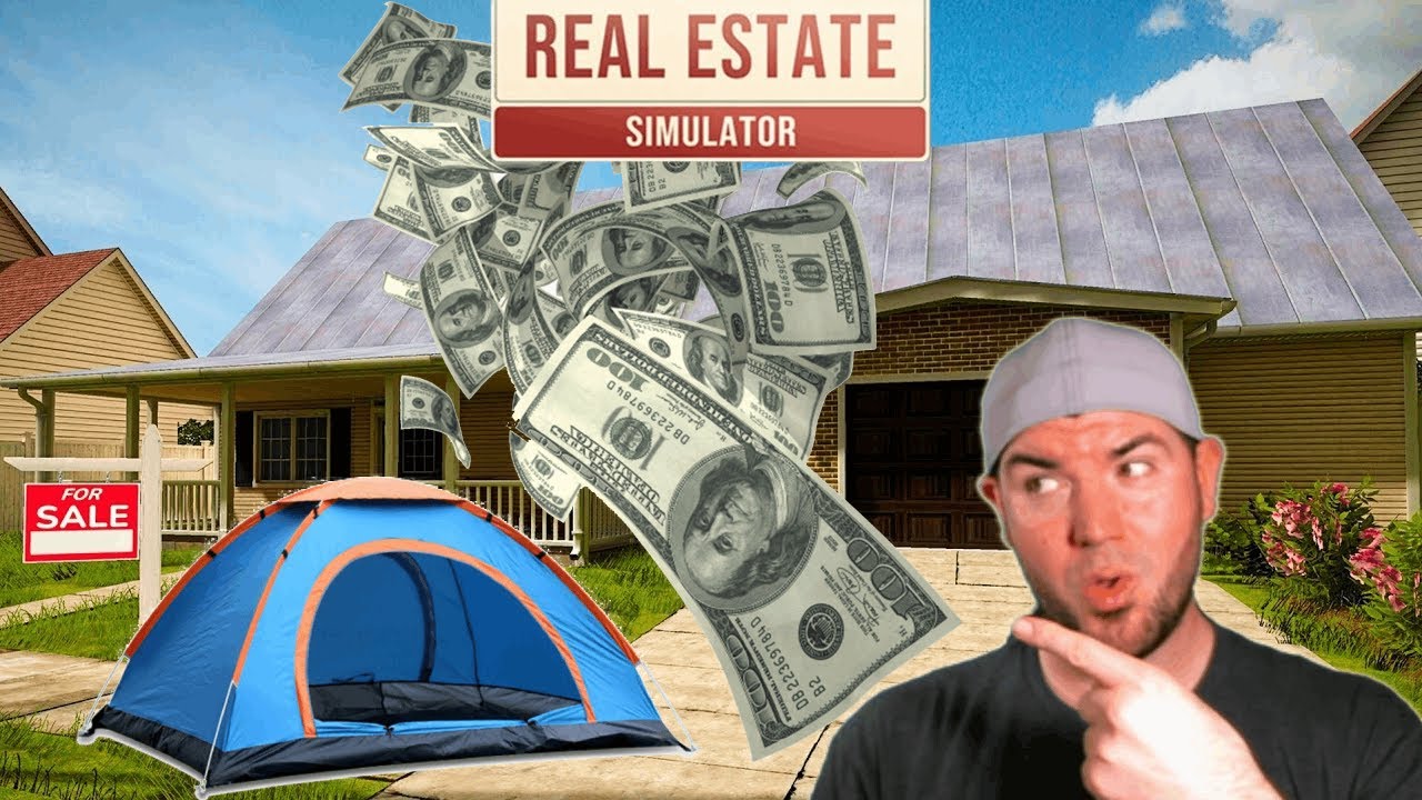 Selling Tents and Houses to Become a Millionaire! | Real Estate Simulator