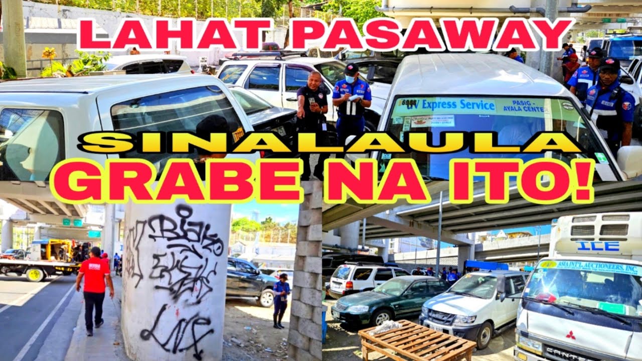 BAGONG TULAY! Binaboy na! Ginawa pa itong Parking Area! Pinagbabatak ng MMDA.