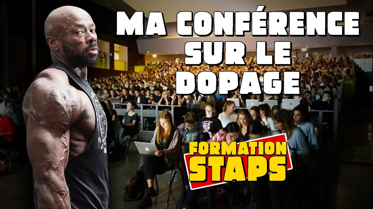 MA CONFÉRENCE SUR LE DOPAGE : FORMATION STAPS
