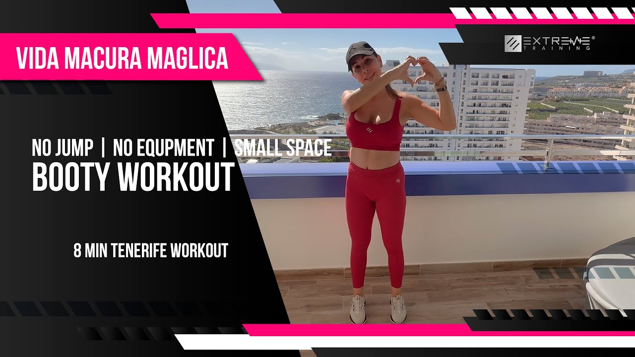 Quick 10 min. BOOTY WORKOUT | NO JUMP | SMALL SPACE | NO EQUIPMENT| Extreme Training®️