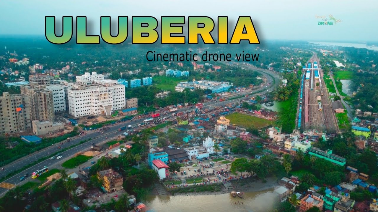 Uluberia // Uluberia Kalibari// Cinematic drone view