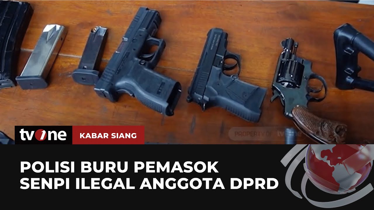 Polisi Sita 4 Senjata Api Ilegal Milik Anggota DPRD Lampung Tengah | Kabar Siang tvOne