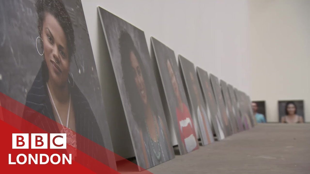 The portraits celebrating mixed-raced Londoners - BBC London