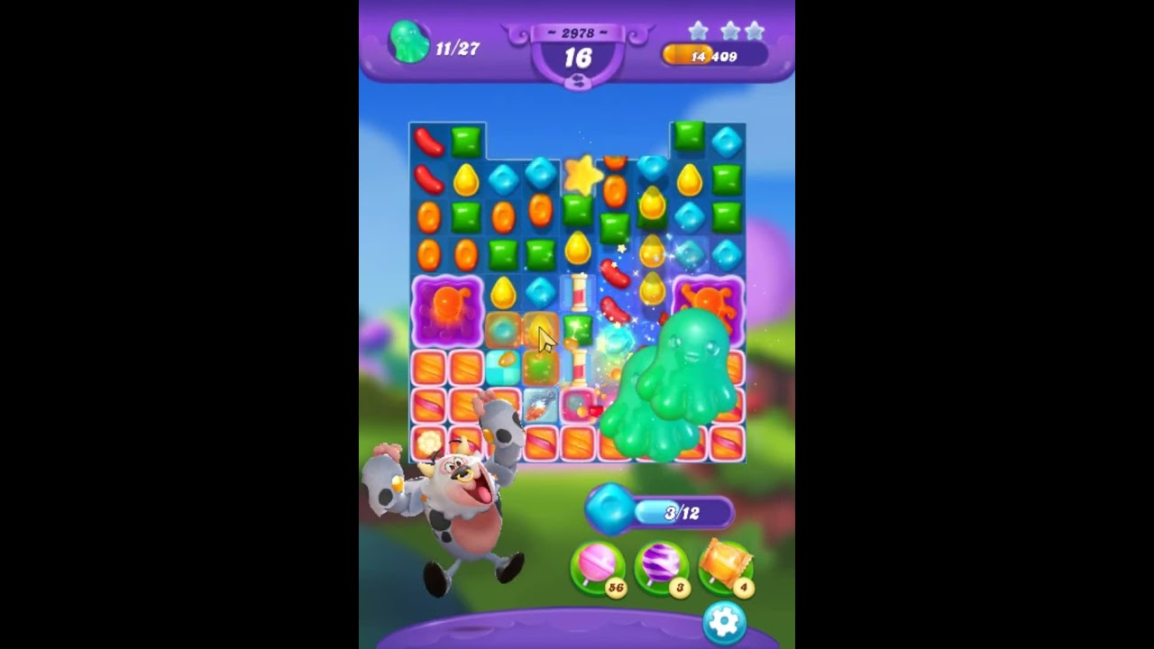 Candy Crush Friends Saga Level 2978 Get 3 Stars , 13 Moves Completed