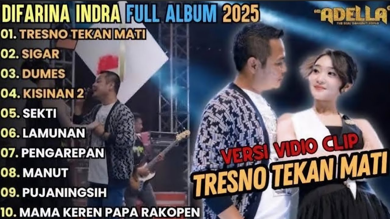 TRESNO TEKAN MATI||DIFARINA INDRA ALBUM TERBARU 2025||TANPA JEDA IKLAN||VIRAL TIKTOK