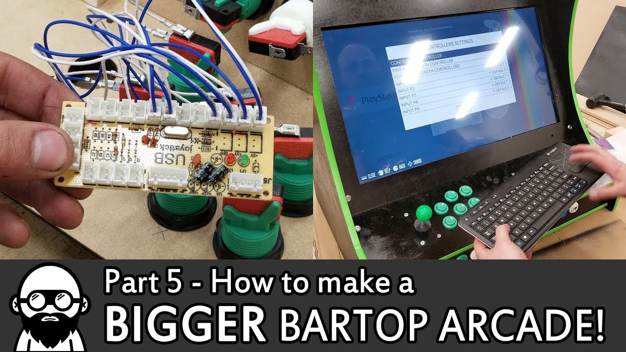 How to make a DIY BIGGER Bartop Arcade! - Part 5 - Raspberry Pi