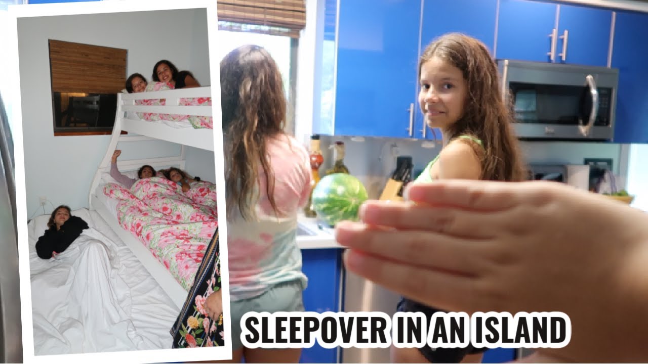 SLEEPOVER IN AN ISLAND | SISTERFOREVERVLOGS #818