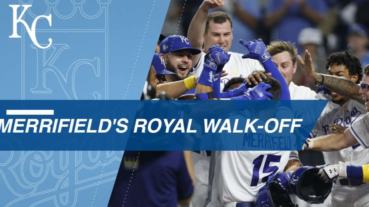 Rally Walk-Off: Merrifield's HR in 9th lifts Royals
