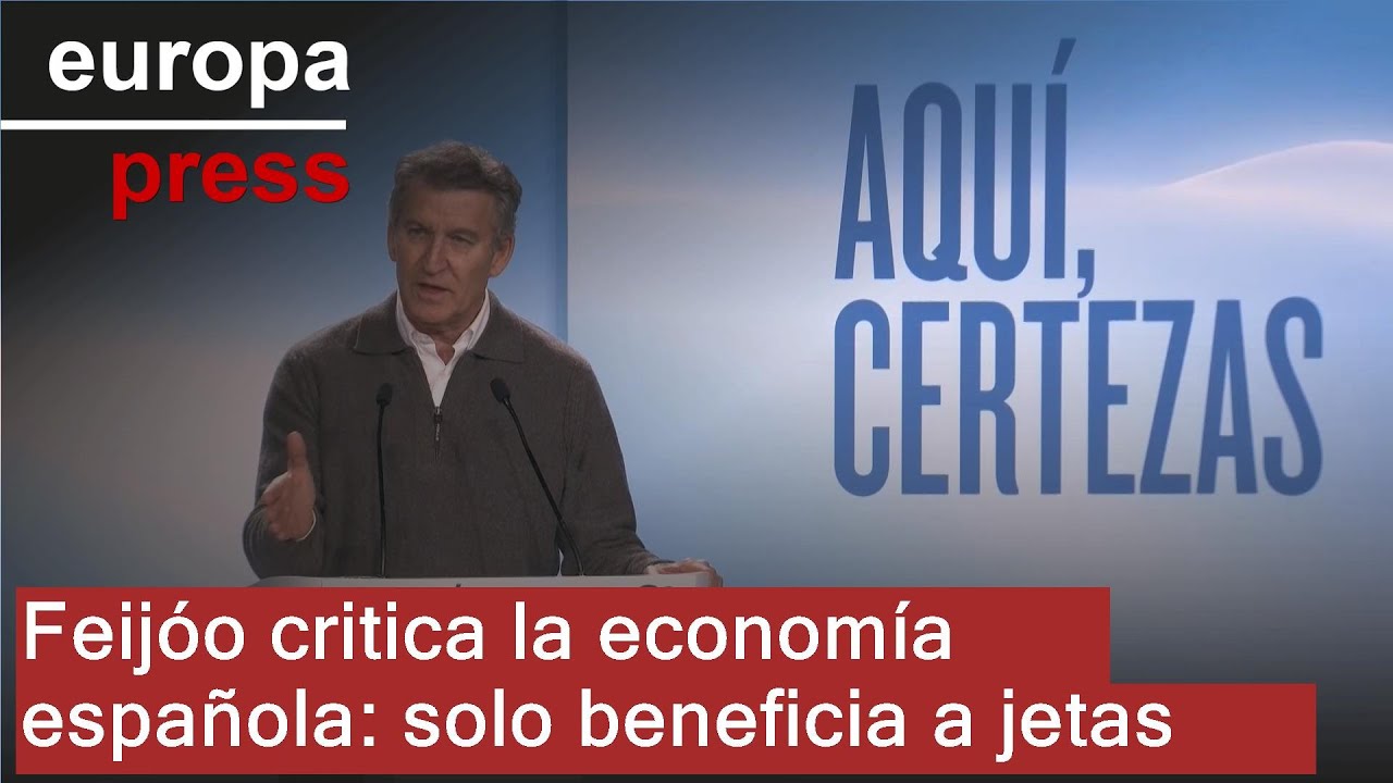 Feijóo, sobre la situación económica de España: 