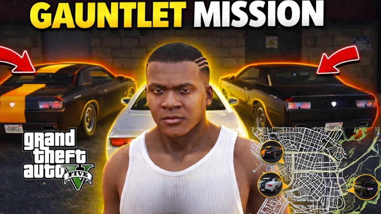 GTA 5 Gauntlet Mission Full Gameplay (PS5) | Franklin Car Collection Mission