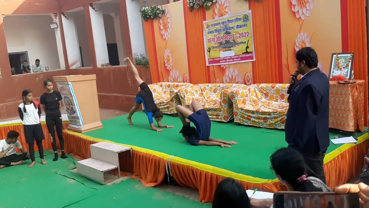 second yoga Olympiad competition 2022 at Bikaner