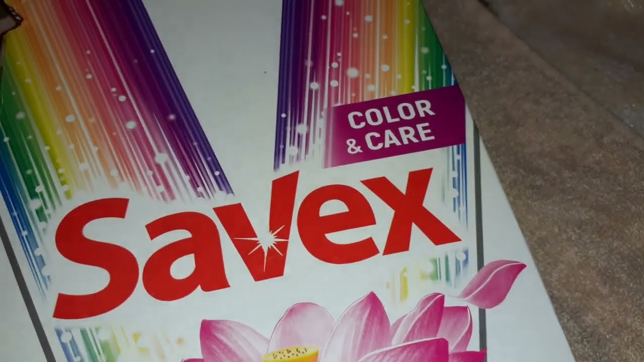 Стиральный порошок Savex Color Brightness   ВИДЕООБЗОР#стиральныйпорошок #порошоксостав#Savex#стирка