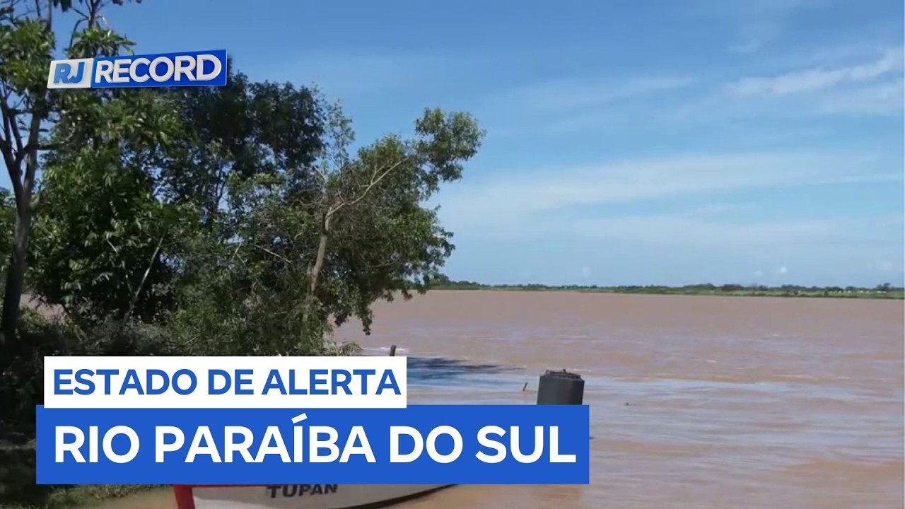 São João da Barra (RJ) adota estado de alerta após elevação no nível do Rio Paraíba do Sul