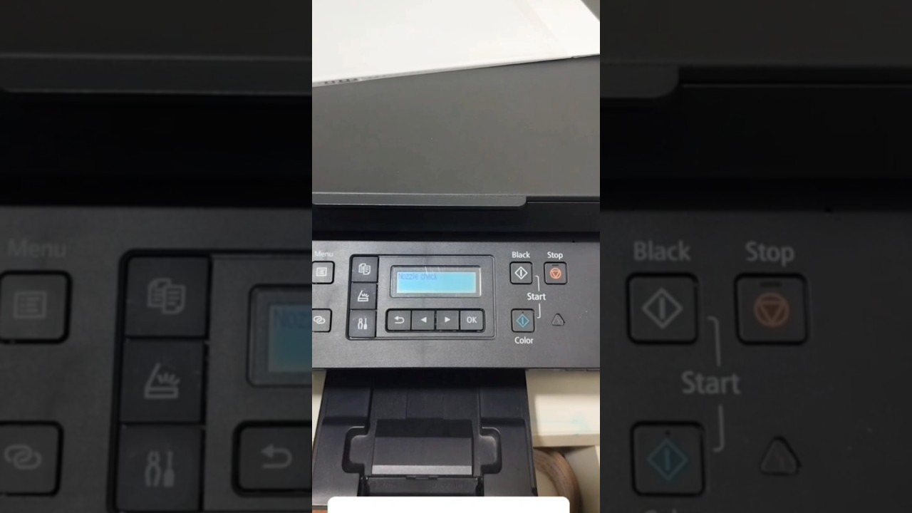 Canon g6070 | usage report | Page count| nozzle check #canon #printer #canonprinter #service