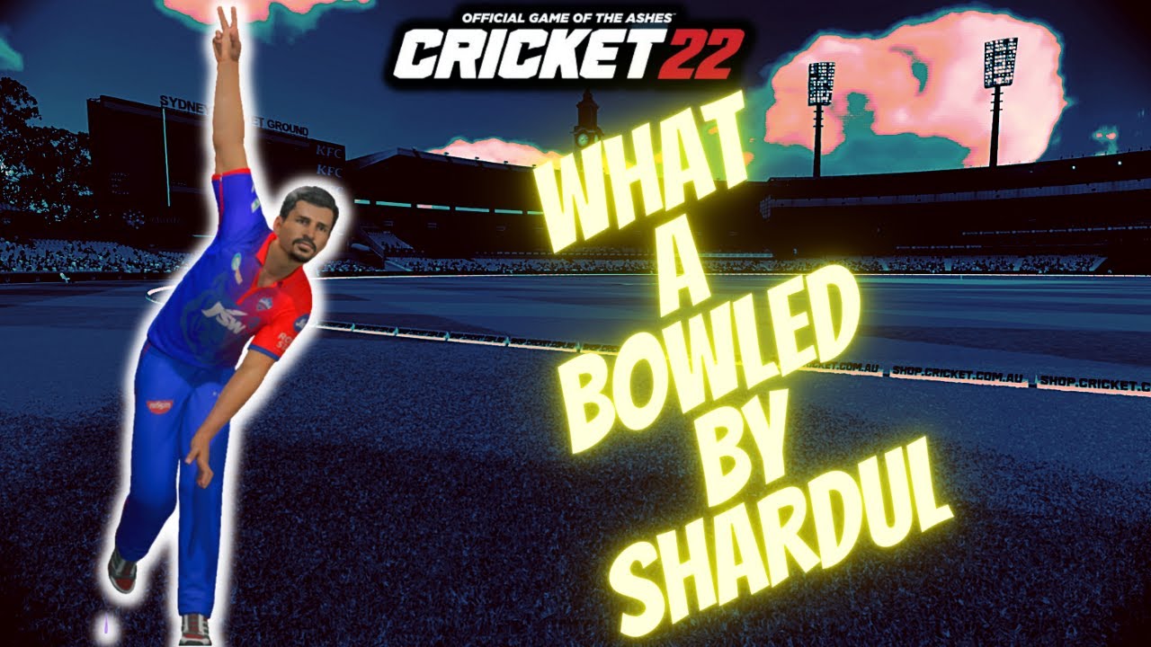 What A Bowled By Shardul Thakur In Cricket 22 #Shorts - RtxVivek
