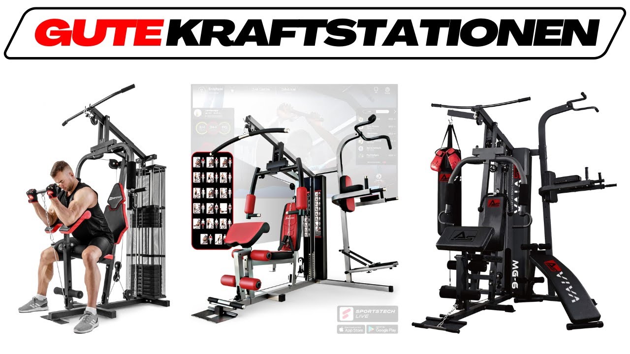 Gute Kraftstationen (Fitnessstationen) im Test Vergleich (TOP 3) 🥇 Sportstech HGX200 Testsieger