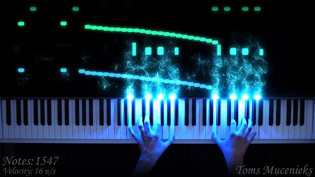 Pirates Of The Caribbean played on real Piano Tiles