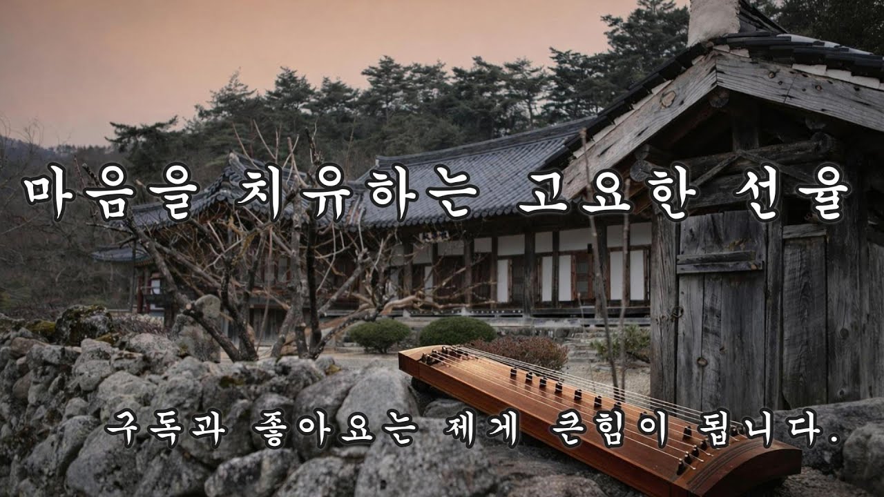 (#57)한국 전통 국악 연주곡 : 🌿지친 마음을 위로하고 내면의 평화를 찾아가는 여정.