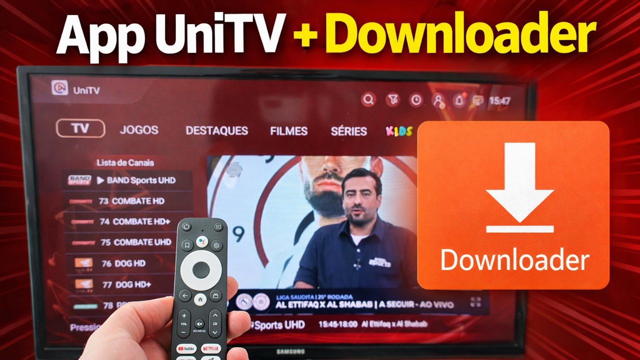 Como Instalar o UniTV com Downloader na TV Box Intelbras