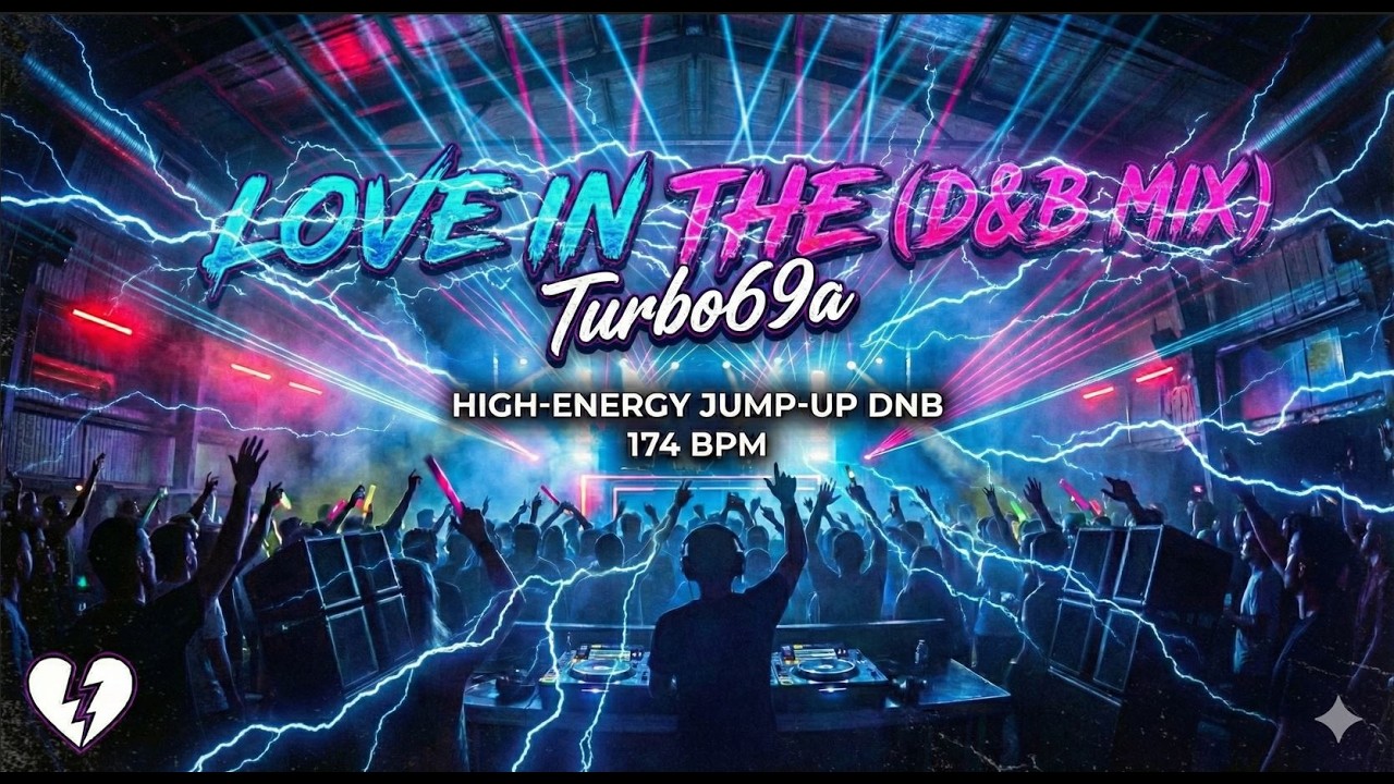 🎵 Love in the Rave D&B Mix – Drum & Bass Remix | Turbo69aMusic
