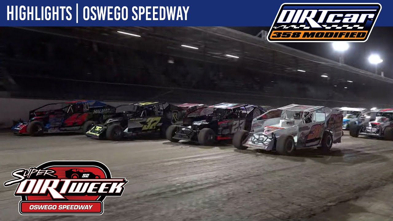DIRTcar 358 Modifieds | Super Dirt Week | Oswego Speedway | October 11, 2024 | HIGHLIGHTS