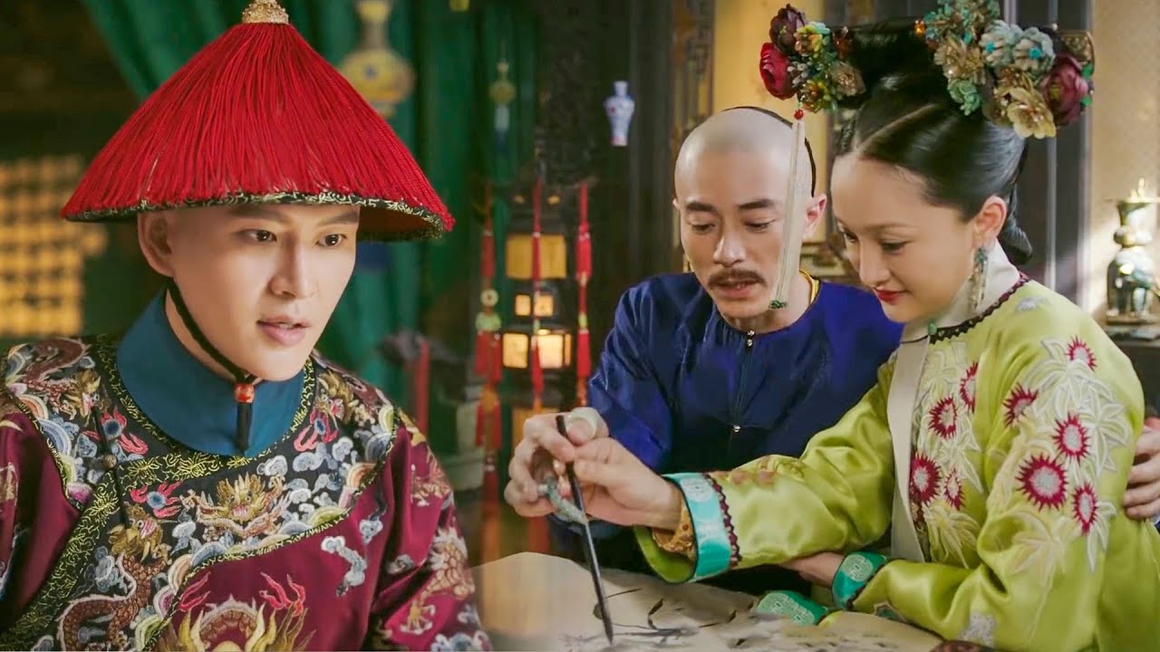 如懿拖住皇上讓他教自己畫畫，李玉趁機報告寵妃家族醜聞，3句話就讓寵妃失了最大靠山！
