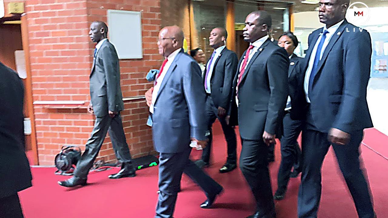 Jacob and Duduzane Zuma arrive at Pietermaritzburg High Court