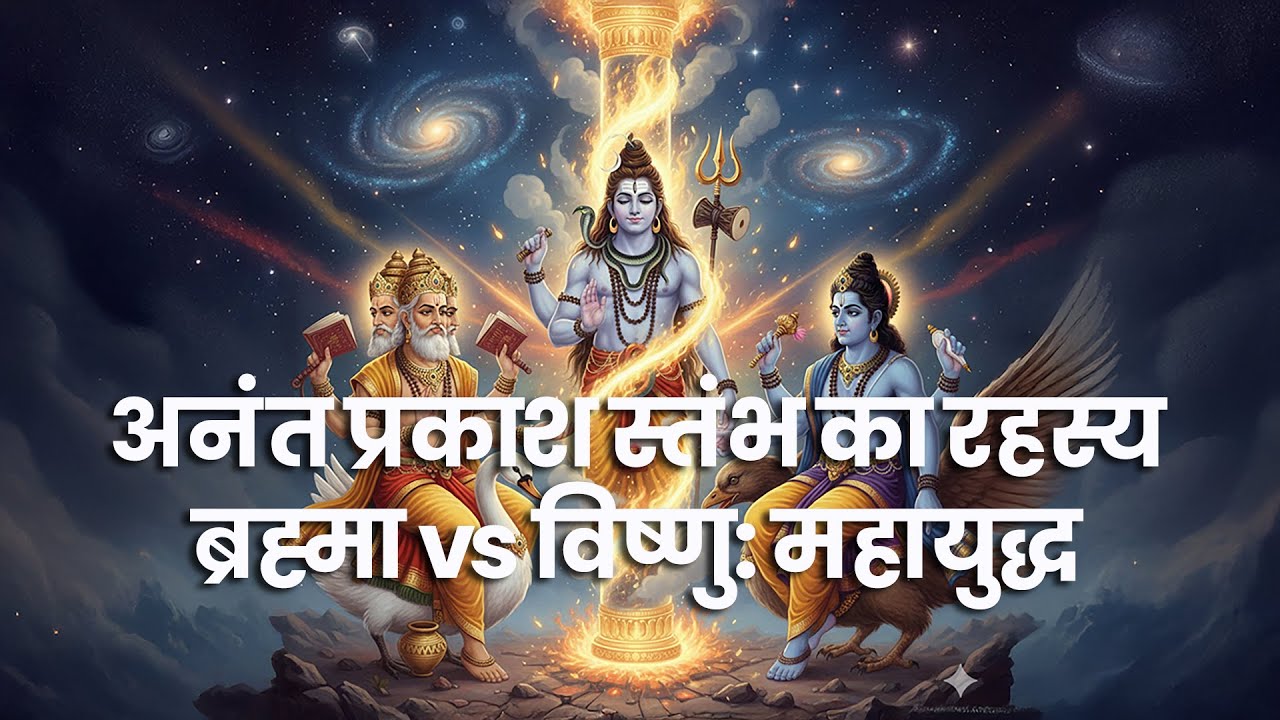ब्रह्मा और विष्णु: श्रेष्ठ कौन? | शिव का दिव्य प्रकाश स्तंभ अवतार #shivpuran #shiv #mythologyhindi