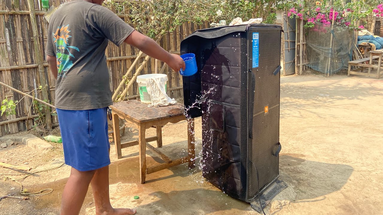 WATERPROOF TESTING JBL SPEAKER ￼