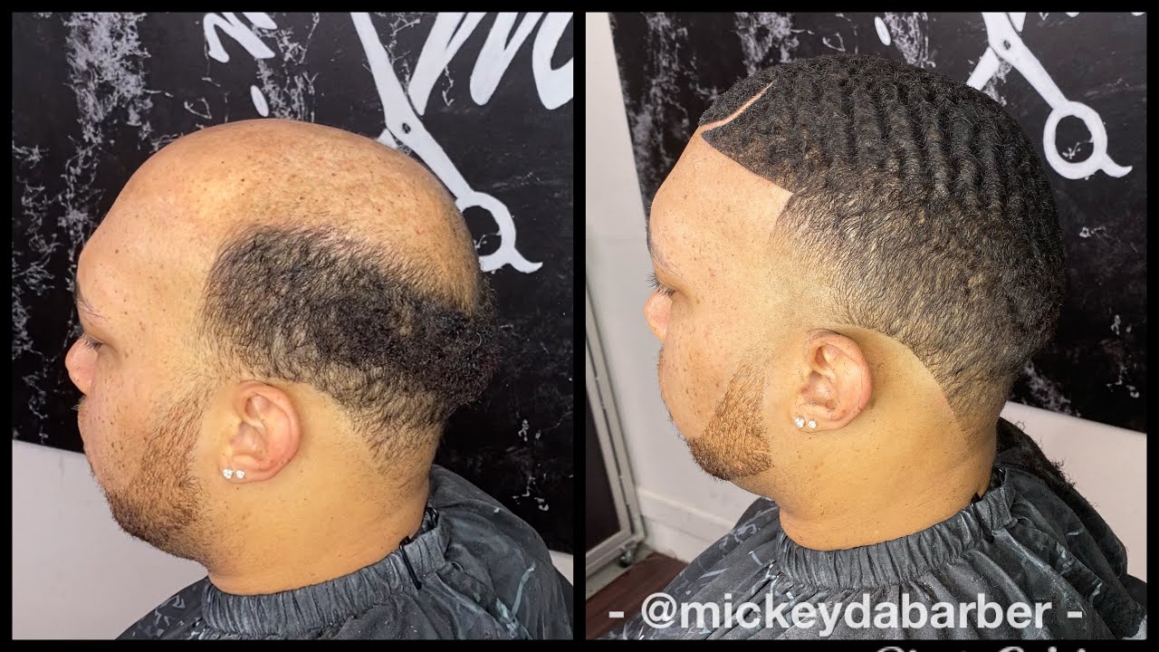 2-4 Week Deep Wave Hair Unit step by step tutorial by @MickeyDaBarber