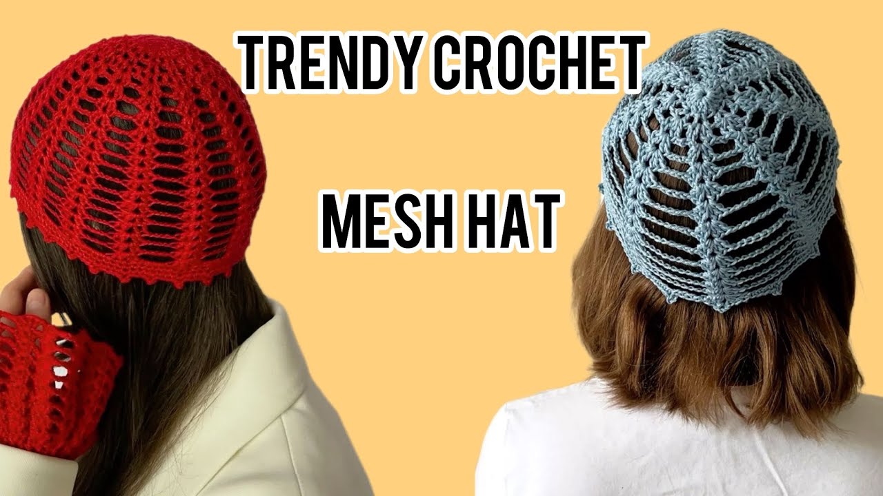 This Trendy Crochet Mesh Hat Is So Easy to Make!