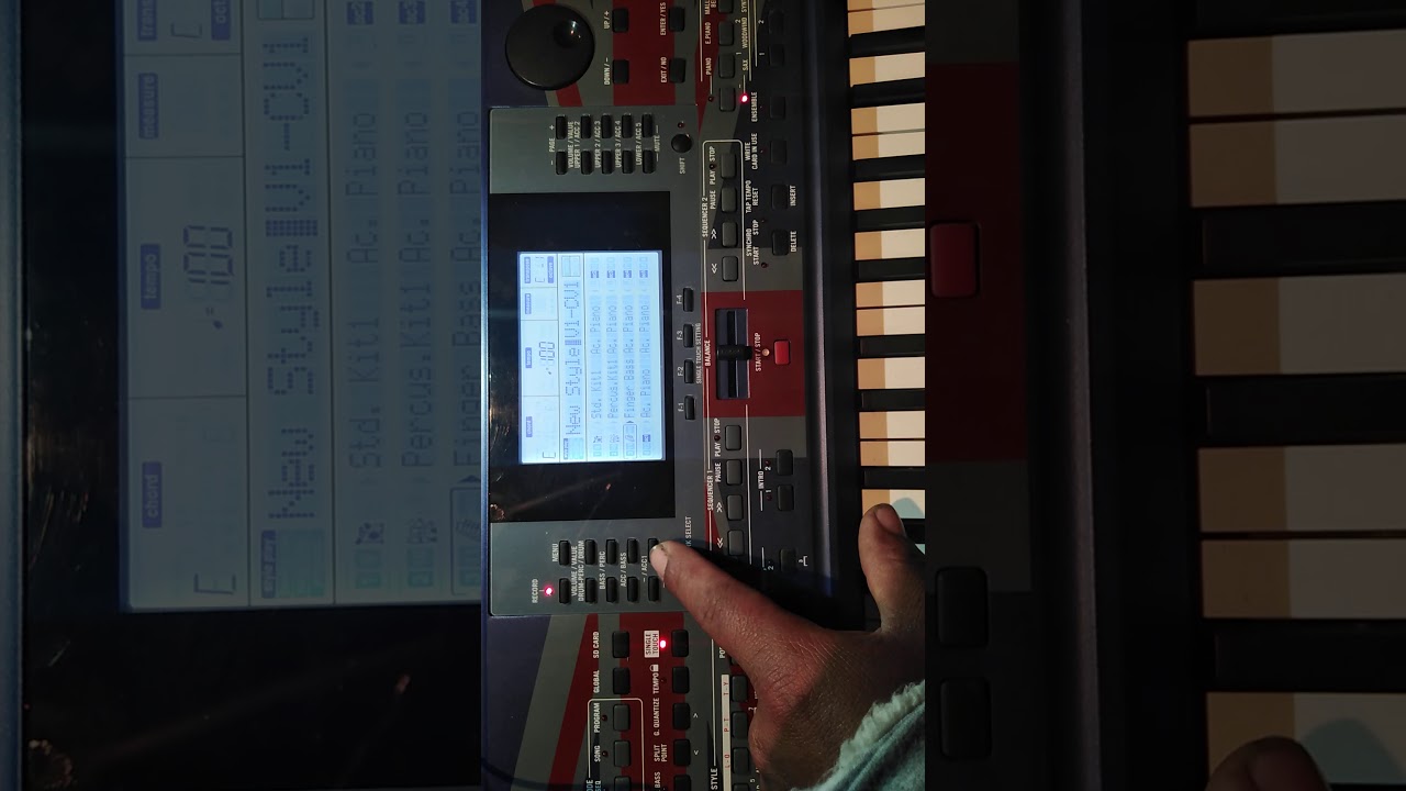 CREANDO ESTILO/RITMO  en el KORG LIVERPOOL arranger parte 2