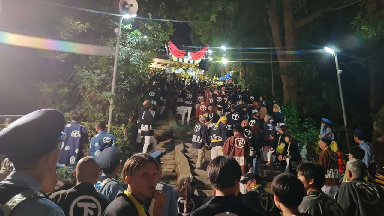 令和6年 10月12日 播州三木秋祭り 大宮八幡宮 宵宮 下町屋台 宮出