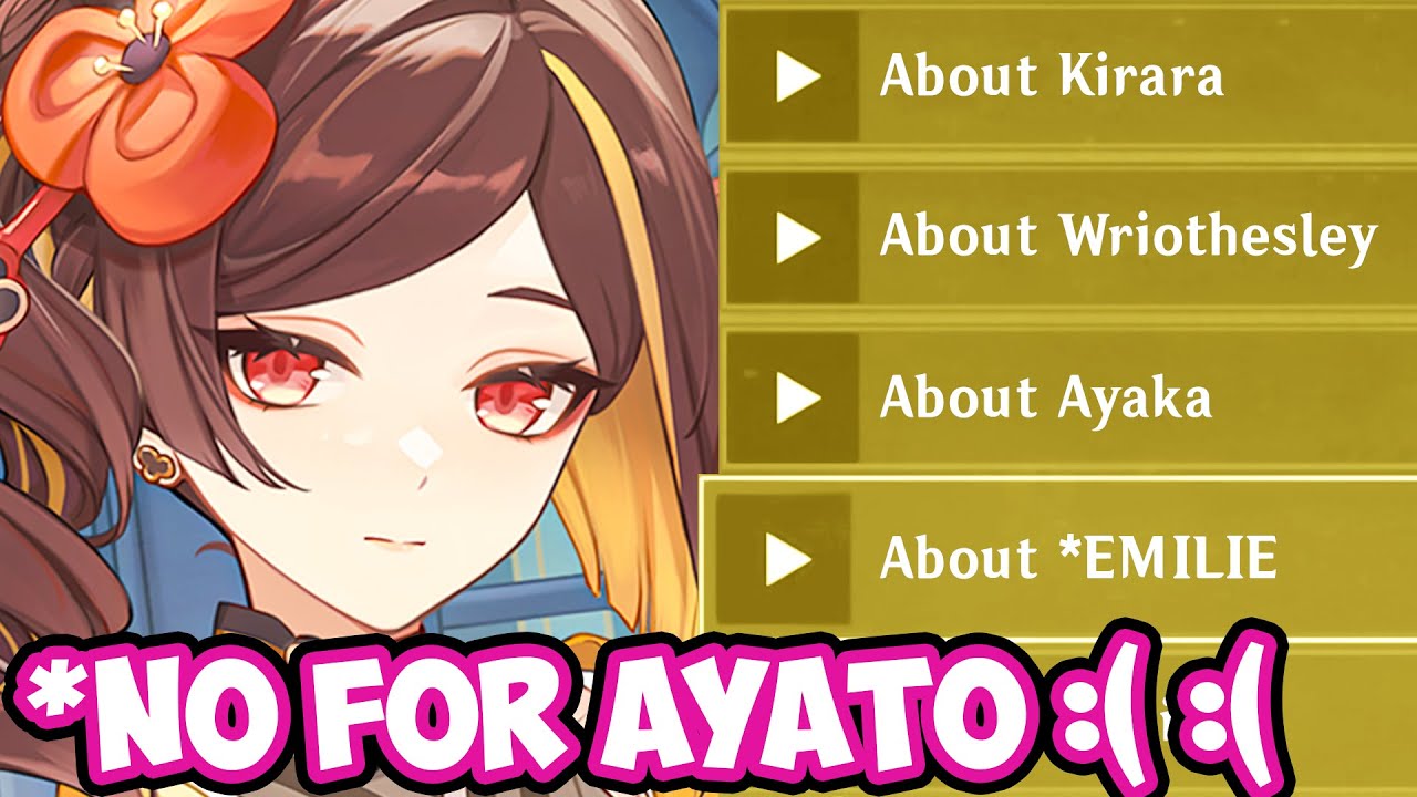 CHIORI Talks About EMILIE, AYAKA, NAVIA & Others Genshin Impact Lore Voice Lines