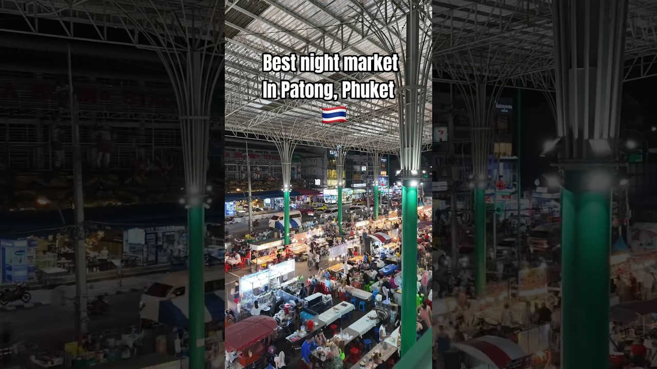 Night market adventure near Bangla road in Patong, Phuket #streetfood