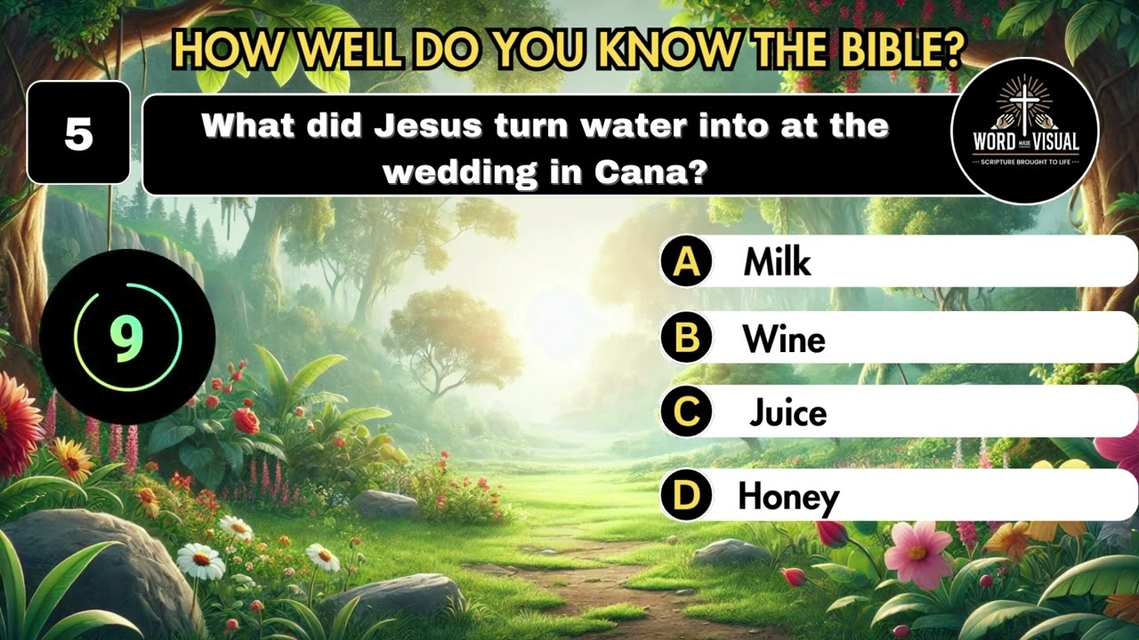 Can You Pass? Bible Quiz Challenge! Part 6