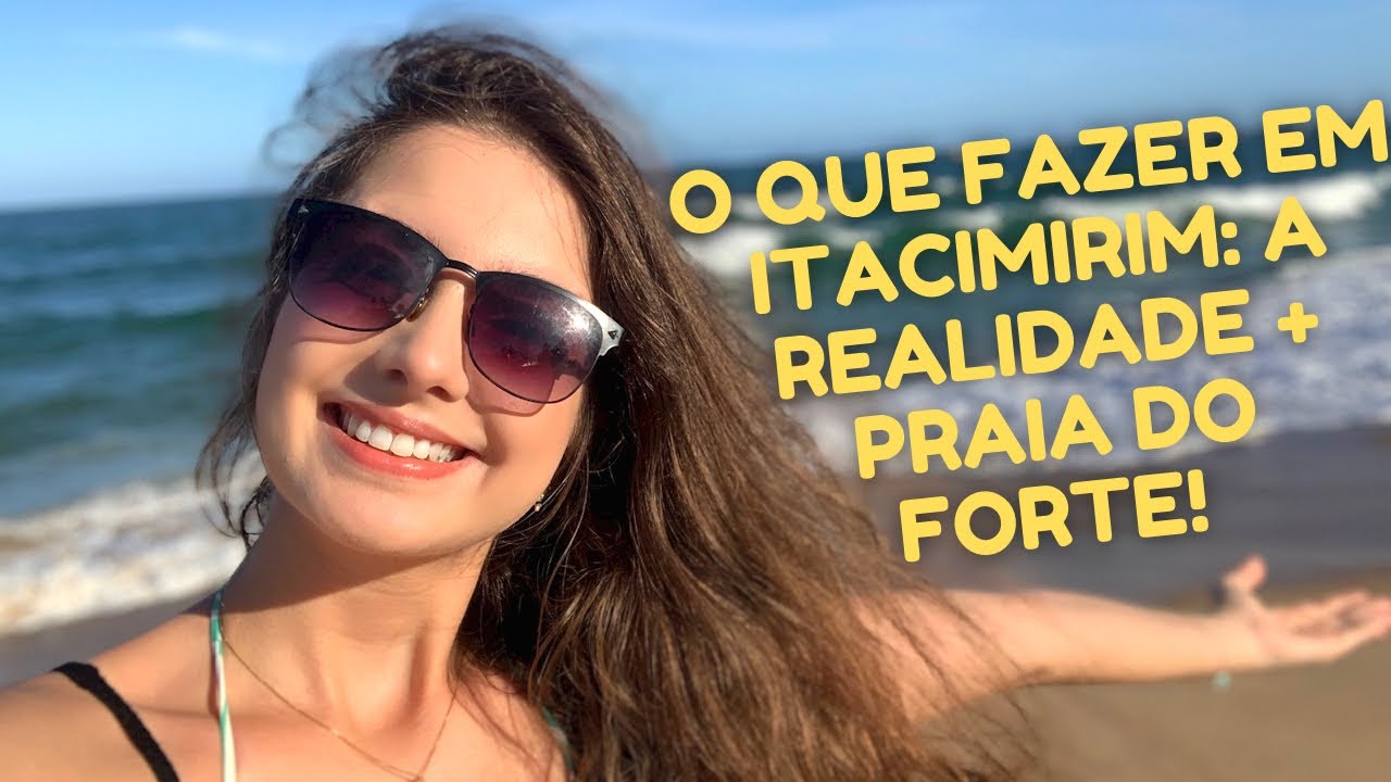 O QUE FAZER EM ITACIMIRIM? + praia do forte a noite #vlog #viagem #praia #bahia