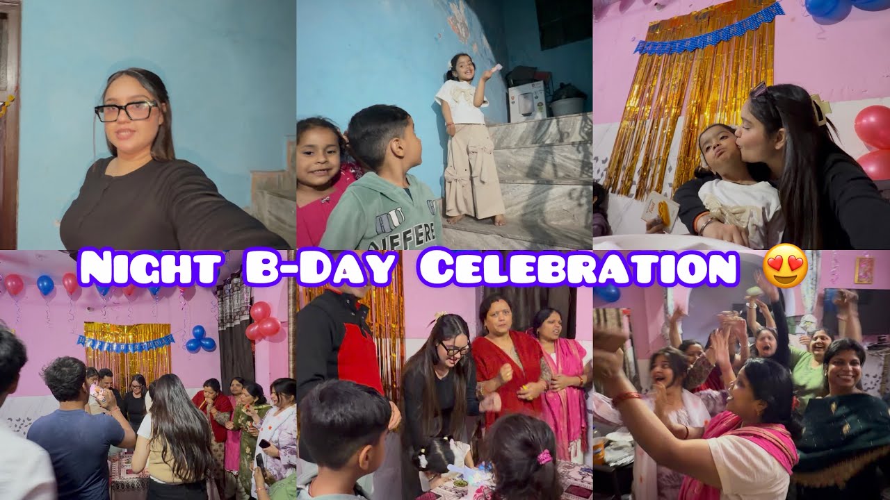 ये क्या हो गया, ये Vlog डालना ही भूल गई🫢 मेरा दिमाग़😂 रात को 12 बजे सब हुए B-Day की ख़ुशी में पागल♥️
