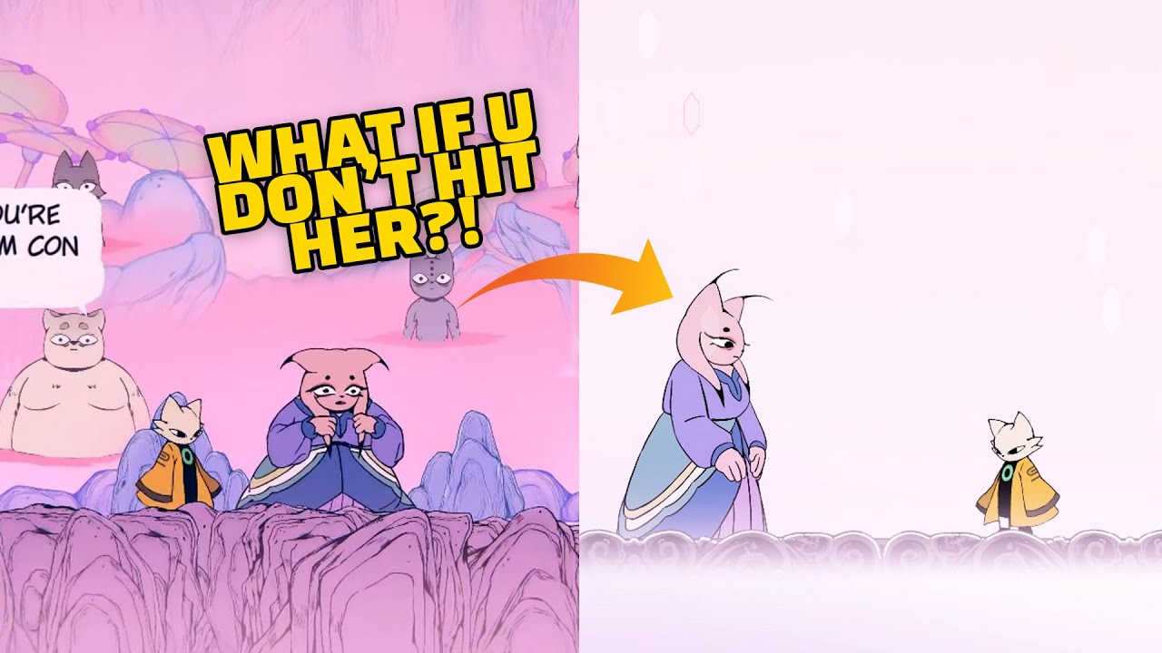 What happens if you refuse to hit lady Ethereal Nine Sols