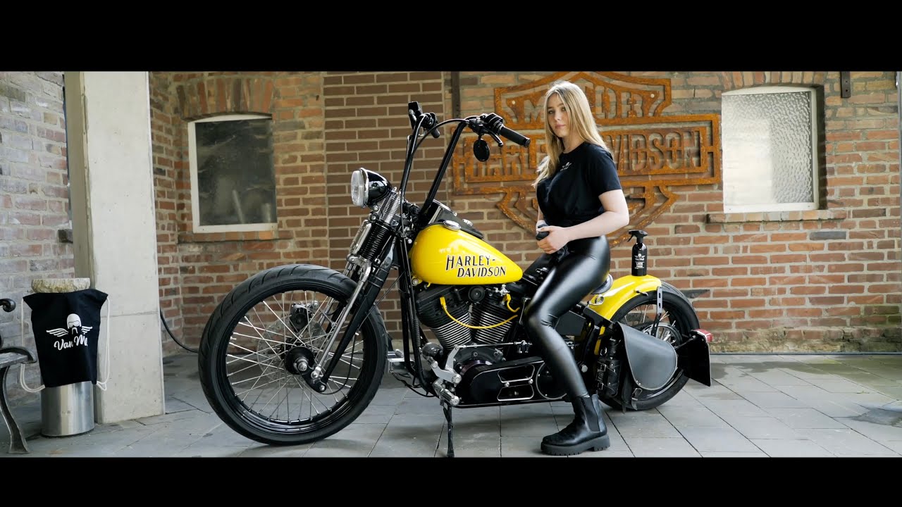 Van Mell // Lackfinish  Harley Davidson Softail