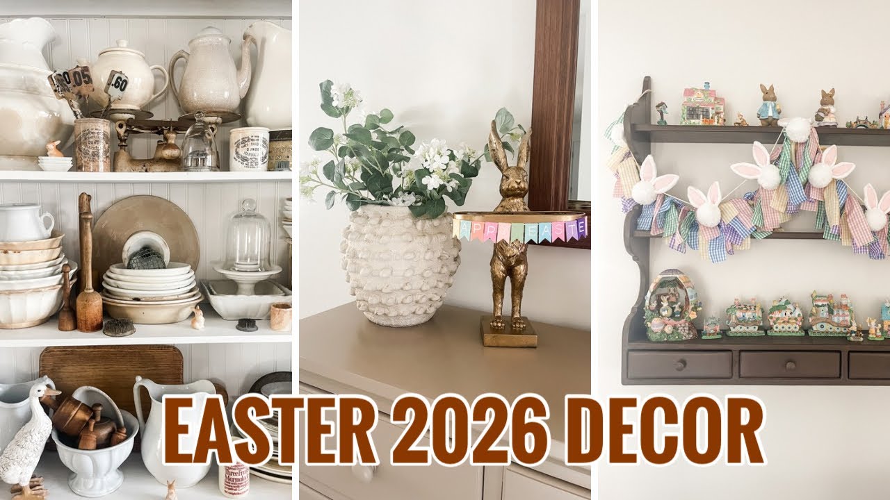 🐣 🌸 Простые пасхальные украшения на 2026 год | Антикварные находки в стиле фермерского дома