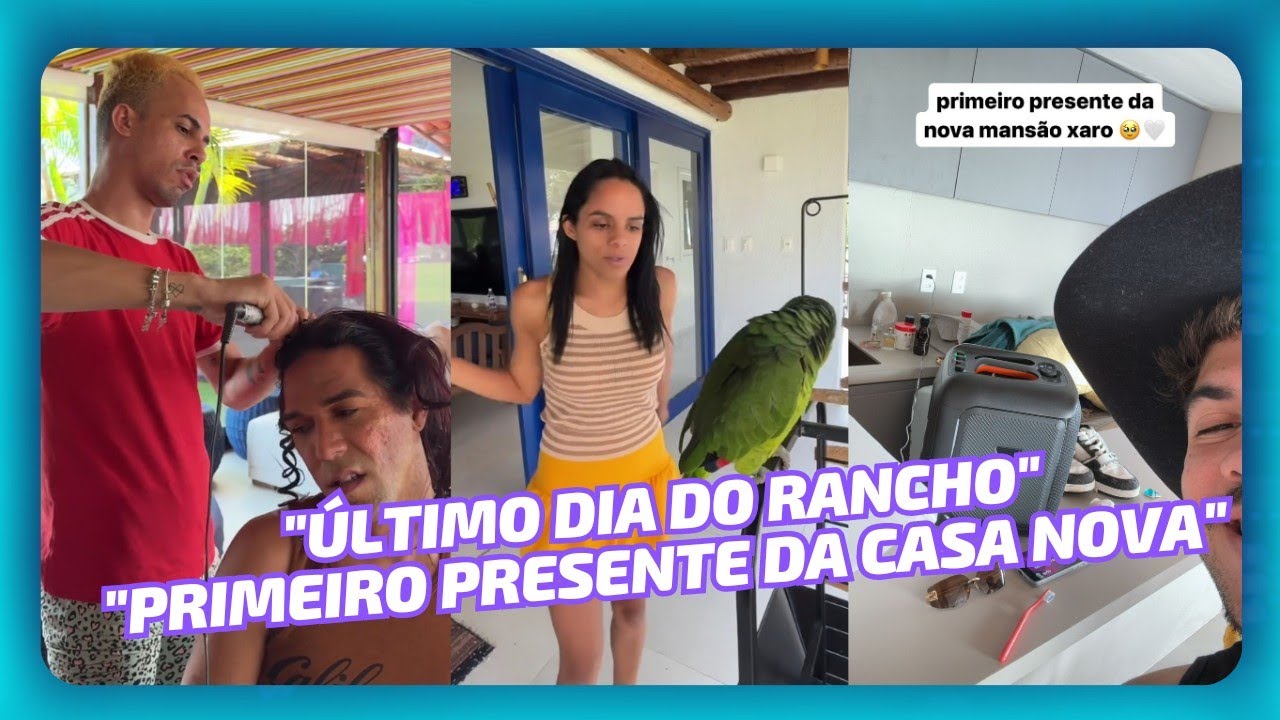 PRIMEIRO PRESENTE DA MANSÃO XARO • ÚLTIMO DIA DE RANCHO 🥺🤠
