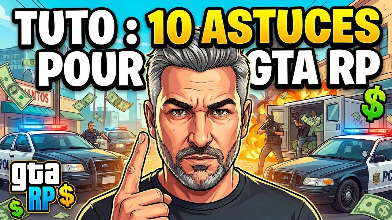 MES 10 MEILLEURES ASTUCES POUR GTA RP