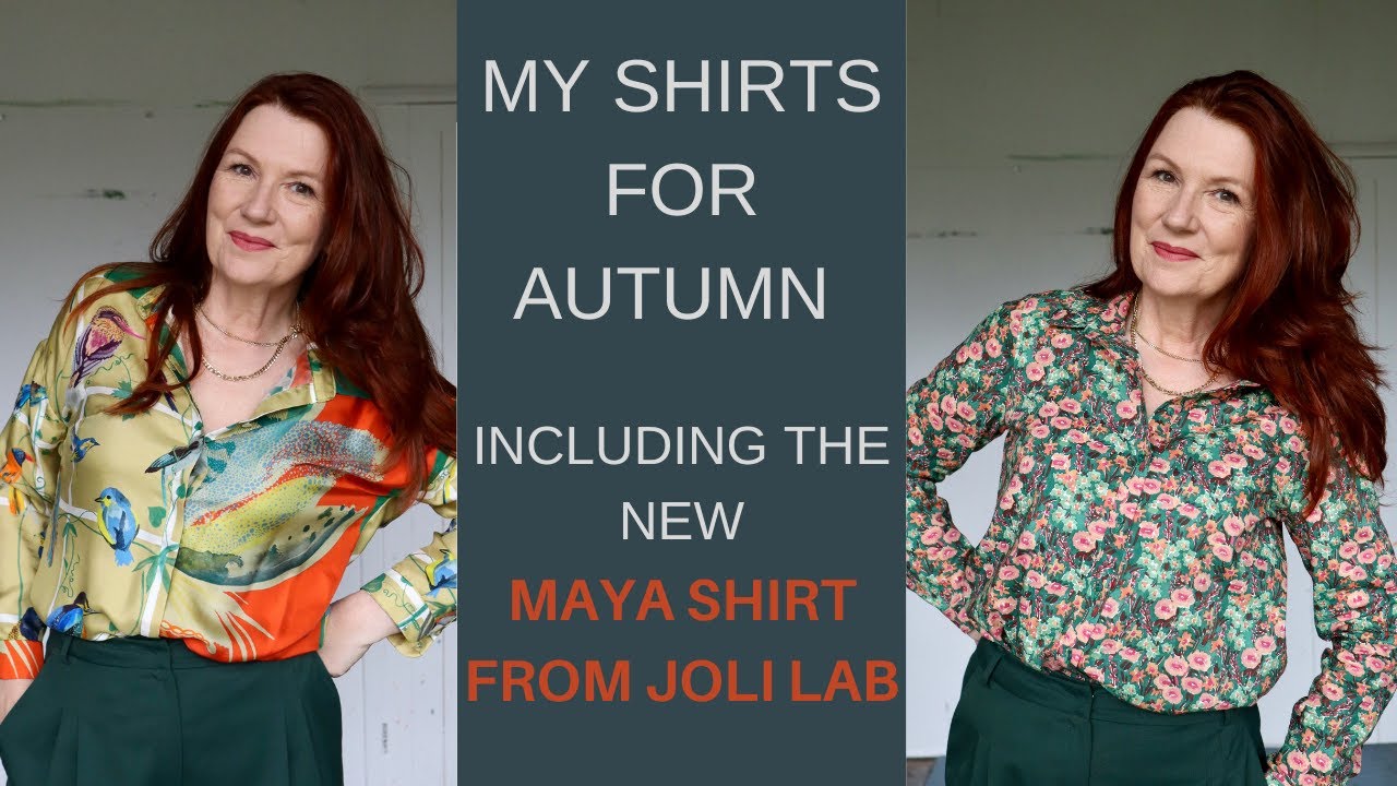 My Shirts for Autumn including the new Maya Shirt Sewing Pattern from Joli Lab