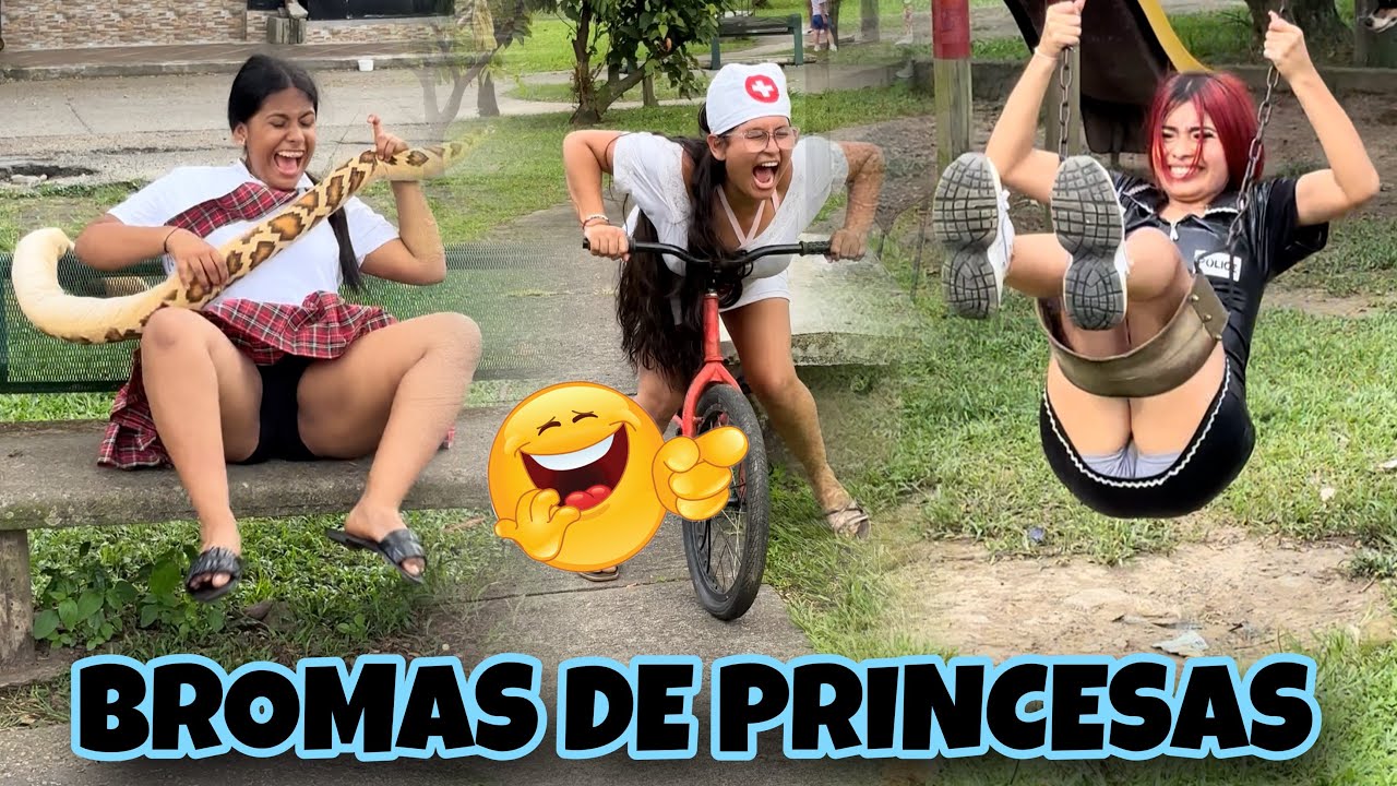 LAS MEJORES PRINCESAS 👸 DEL PARQUE 😂🤣😅