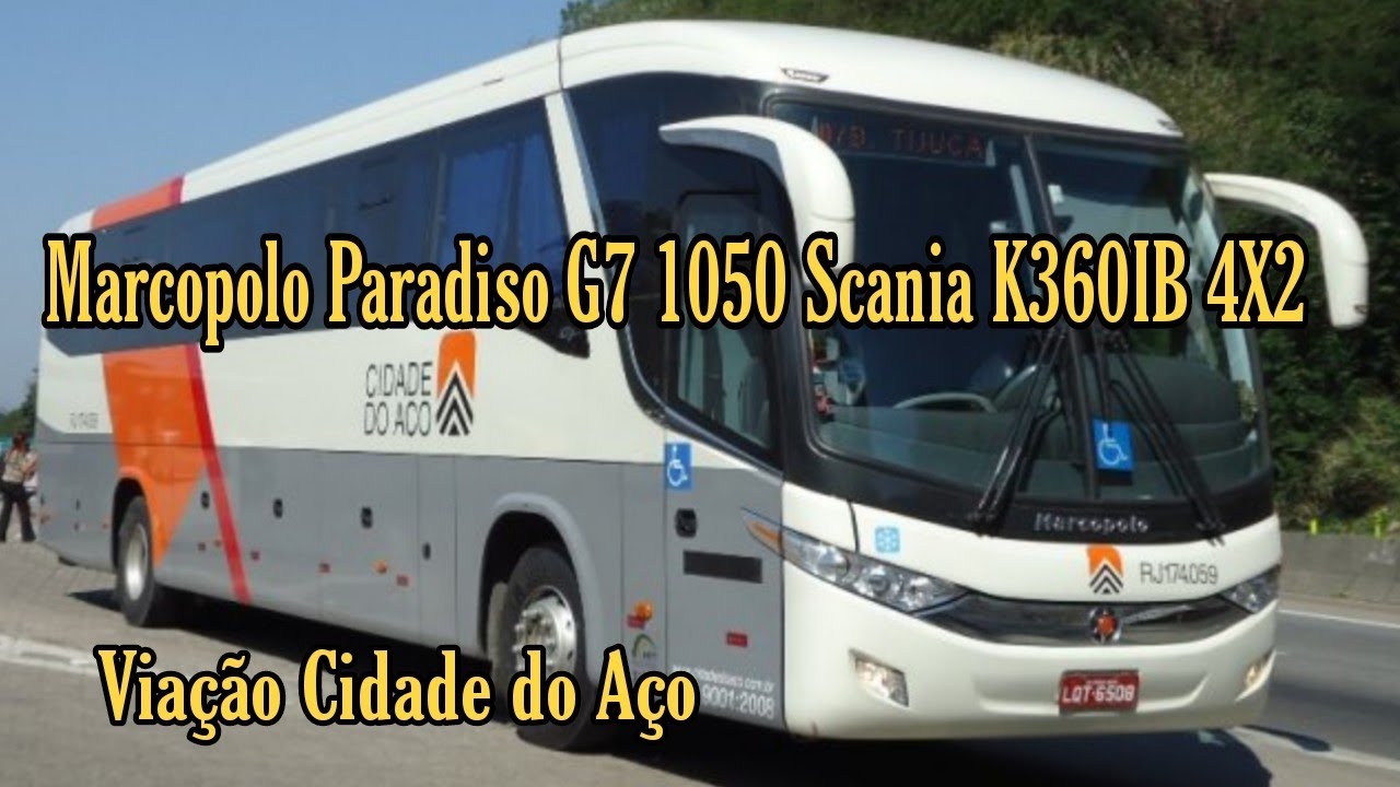 ✅[ Volta Redonda X Rio de Janeiro Campo Grande ] Marcopolo Paradiso G7 1050 Scania k360IB 4X2