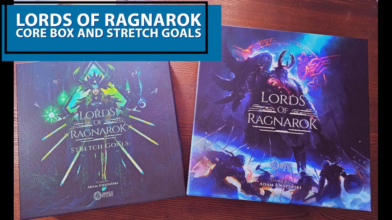 Lords of Ragnarok Boardgame - Core box and Stretch Goals